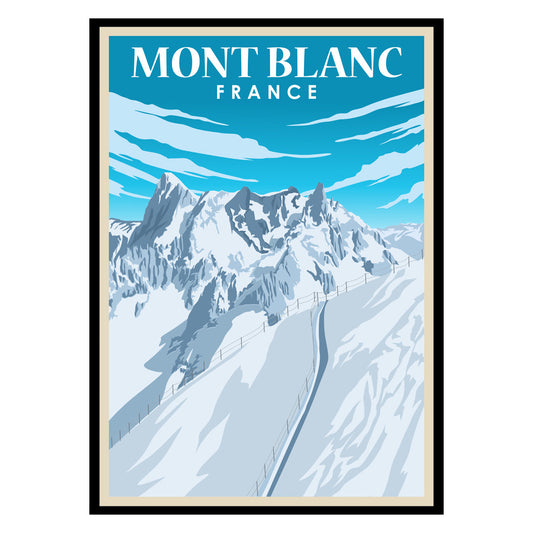 Mont Blanc France Poster-0